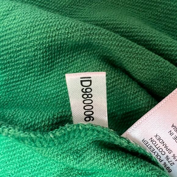 Soho Street New York and Company Kelly Green Short Sleeve Dress Size M Tie Hip - Picture 8 of 9